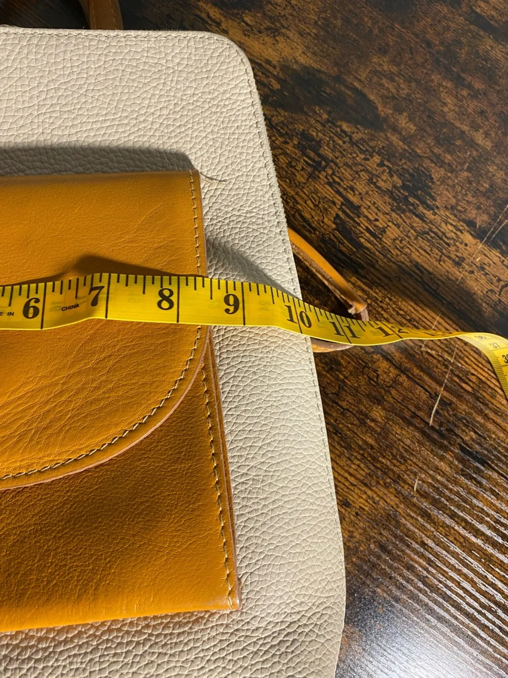 Divina Firenze Two-Tone Leather Backpack Made in Italy